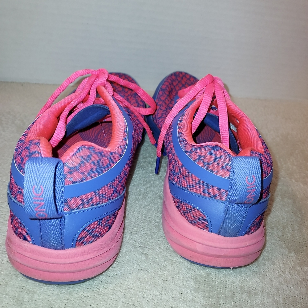 Vionic Python Vivid Pink/Blue Lace-Up Running Act… - image 3